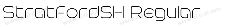 StratfordSH Regular字体转换 StratfordSH Regular字体转换